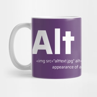 Alt Text Mug